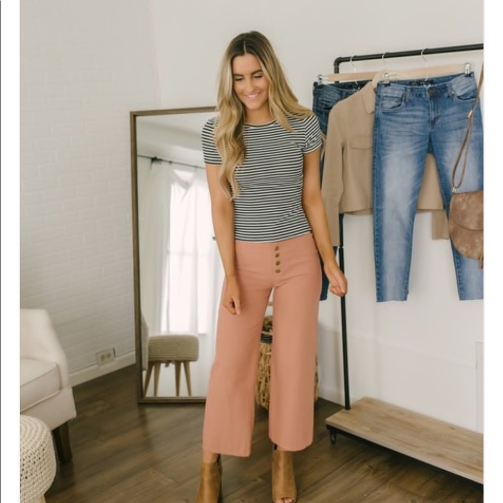 VICI BRAND NEW SALMON CROP PANT